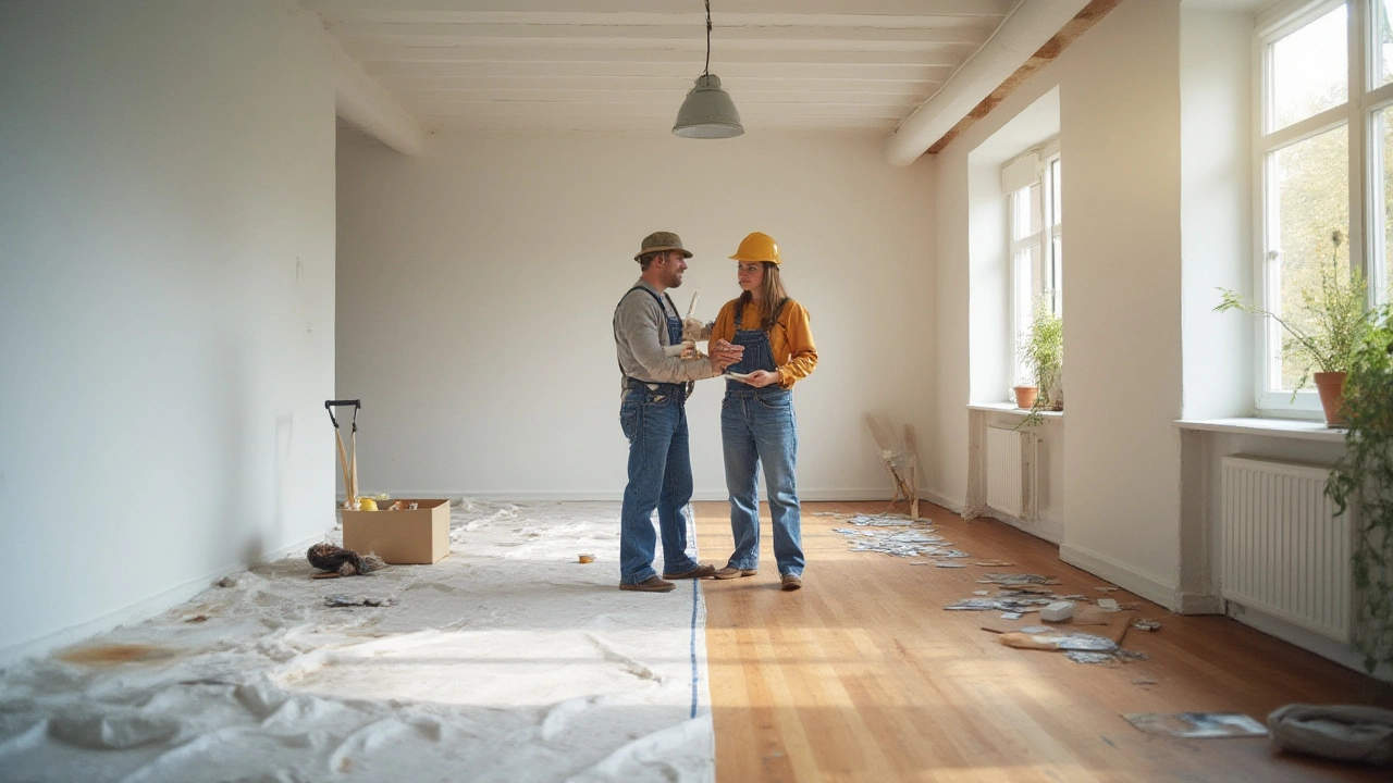 Wände oder Boden zuerst renovieren? Die richtige Reihenfolge beim Renovieren