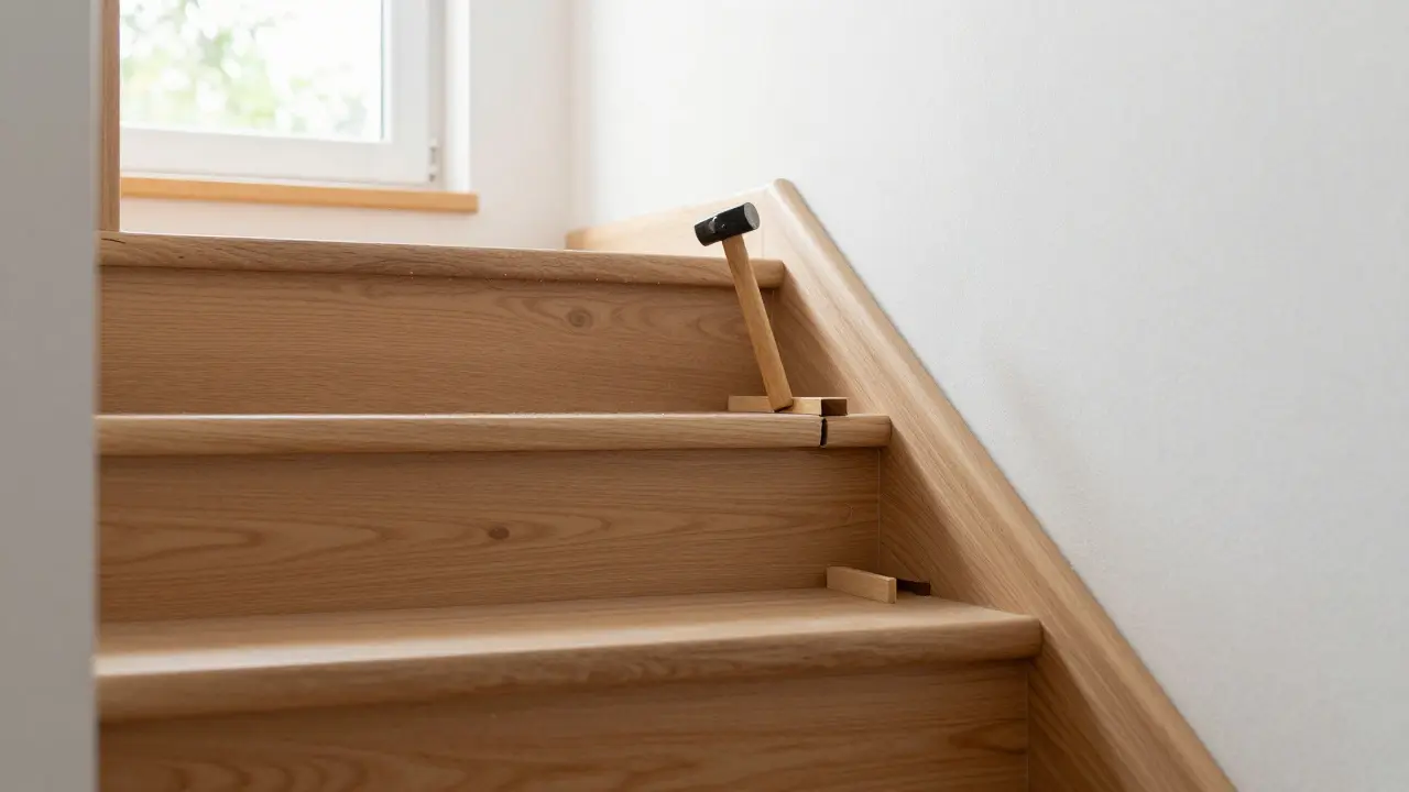 Treppenknarren nach Sanierung: So beheben Sie Befestigung und Unterfütterung richtig