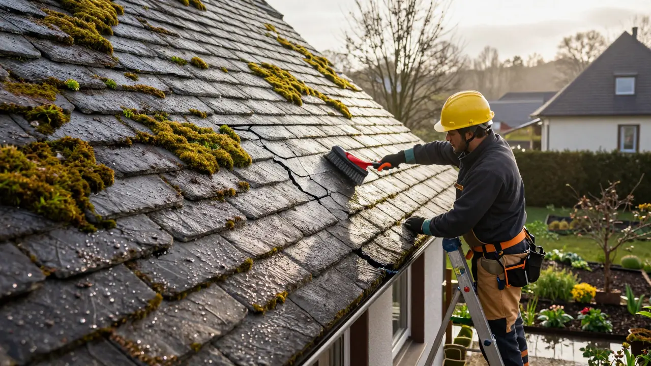 Dachwartung und Dachreinigung: So verlängern Sie die Lebensdauer Ihres Daches mit richtiger Pflege