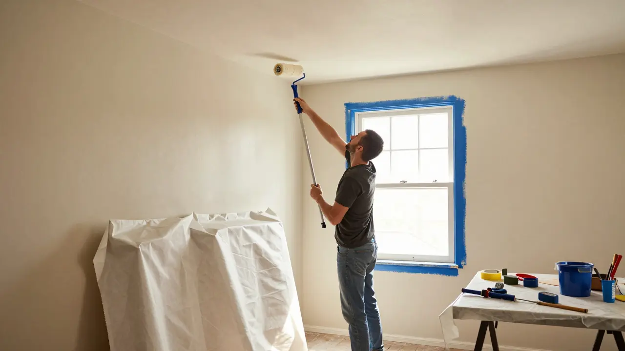 Anstricharbeiten selbst ausführen: Die richtige Vorbereitung und Technik für professionelle Ergebnisse