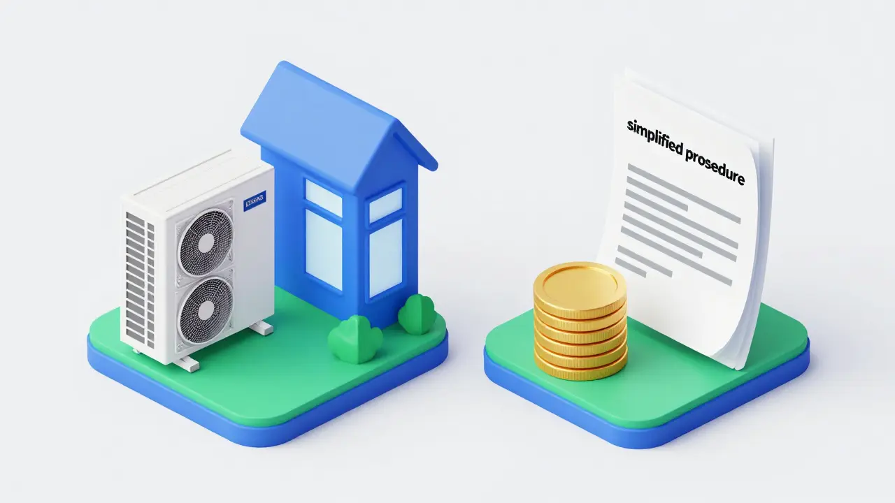 Konzeptuelle Darstellung von Modernisierungskosten und rechtlichen Abrechnungsverfahren.