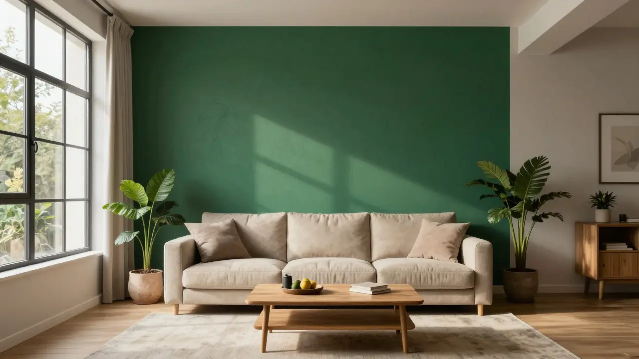 Akzentwand im Wohnzimmer: Farben, Tapeten & Platzierung richtig planen