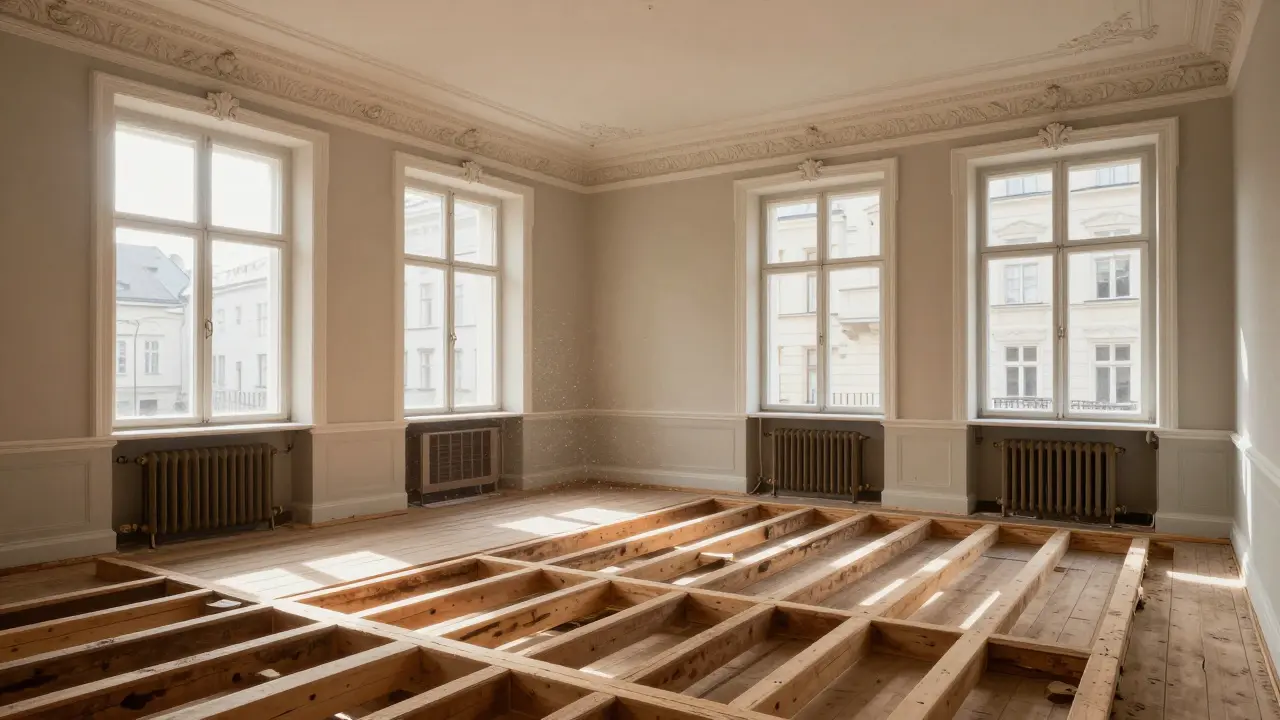 Flächenheizungen im Altbau: Trockensysteme und Bauhöhe