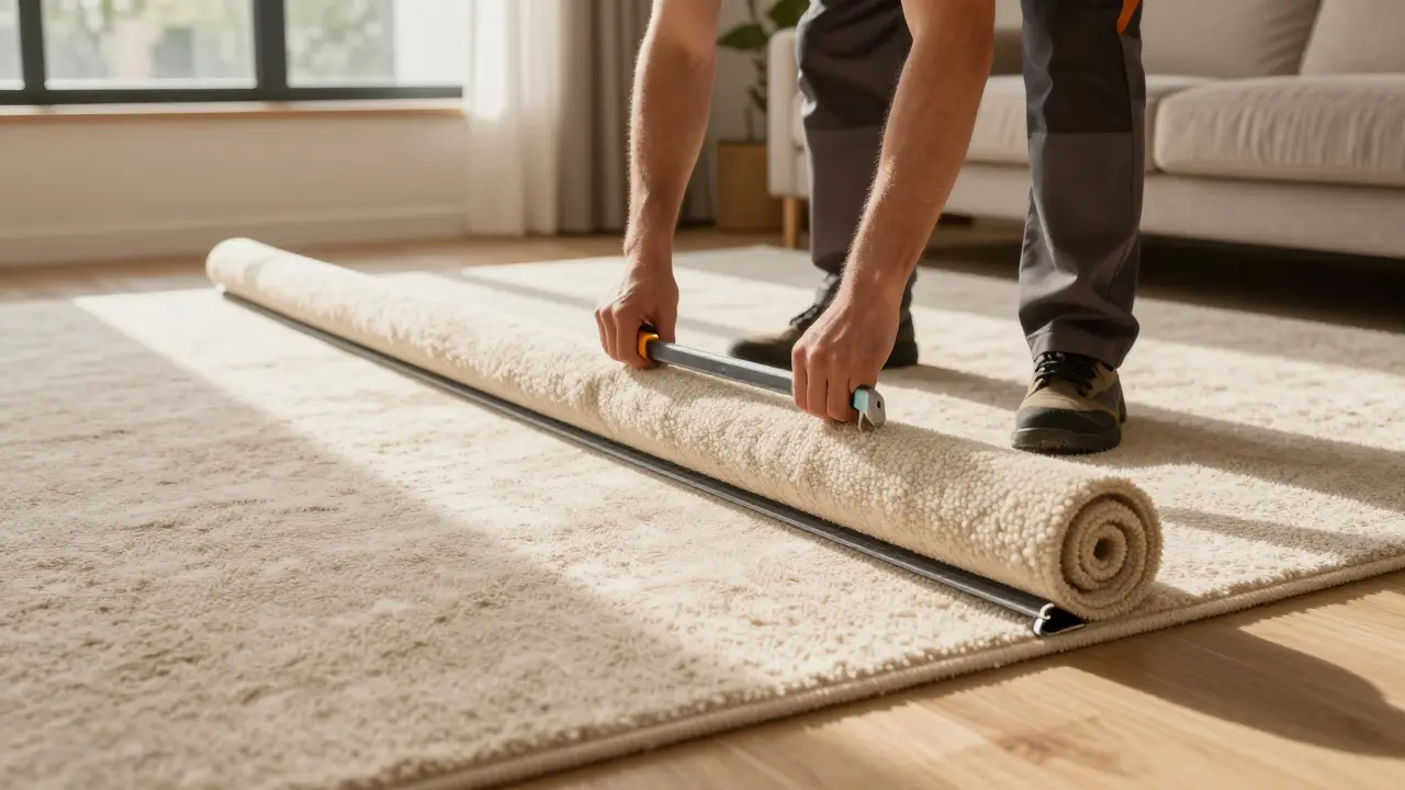 Teppichboden verlegen: Spannen oder Kleben? Die richtige Methode für Ihren Raum