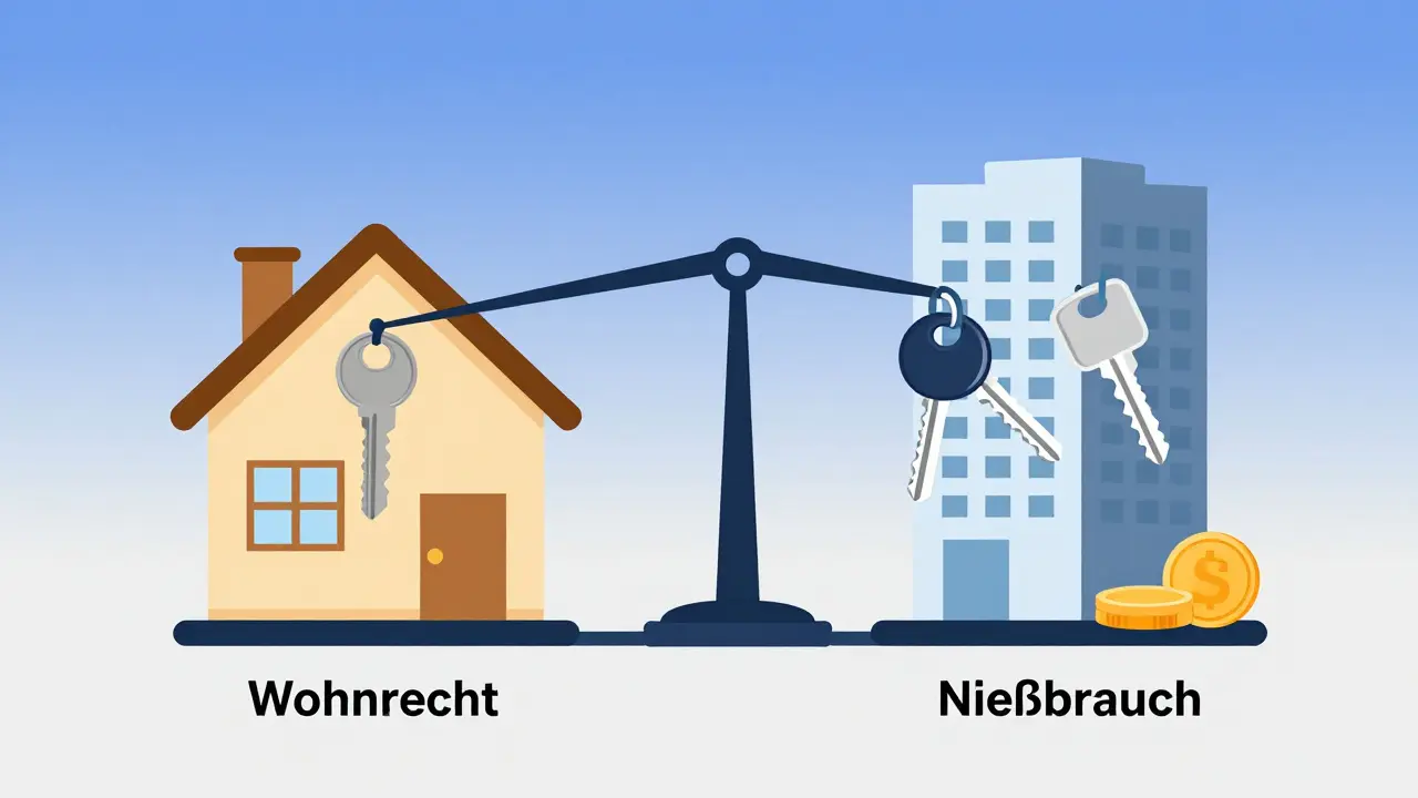 Nießbrauch vs. Wohnrecht: Steuerliche Unterschiede und richtige Wahl bei Immobilien