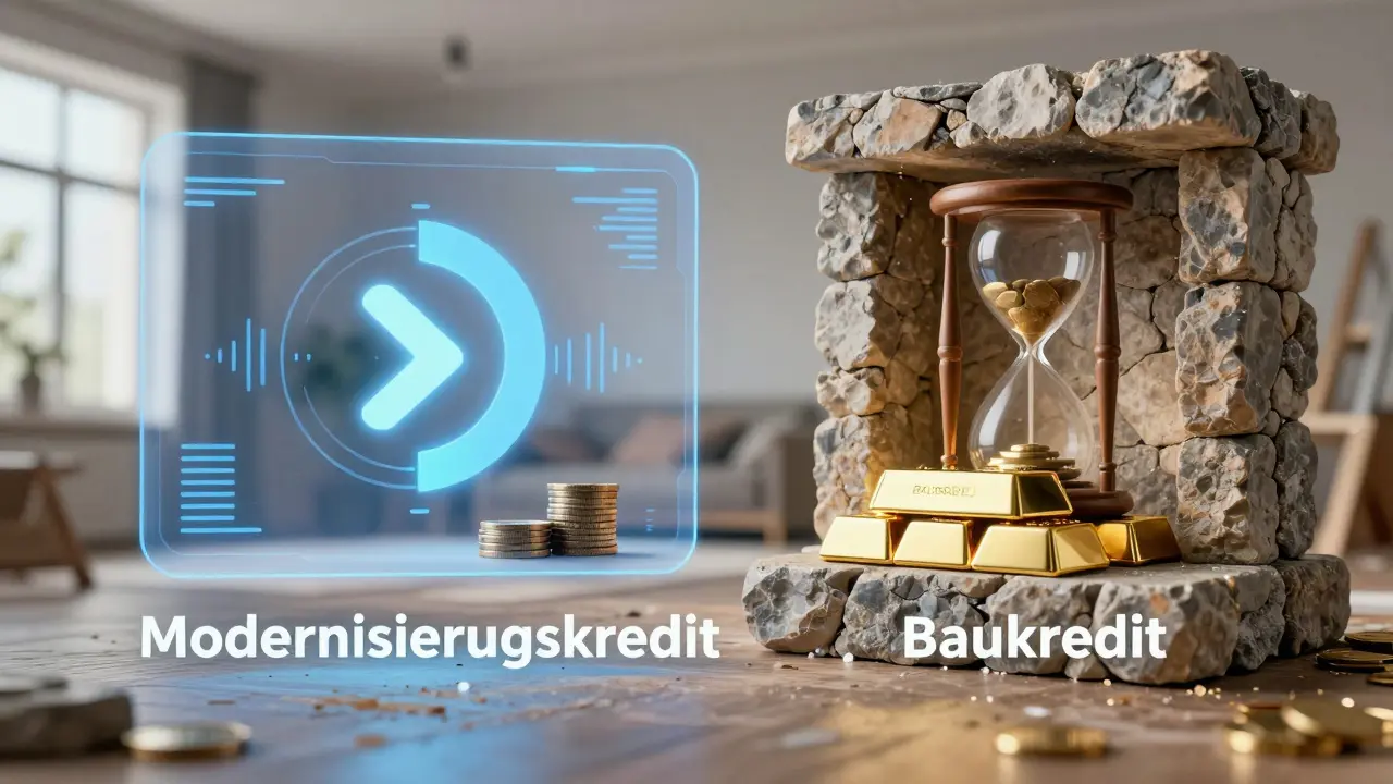 Modernisierungskredit vs. Baukredit: Wann lohnt sich welche Finanzierung?