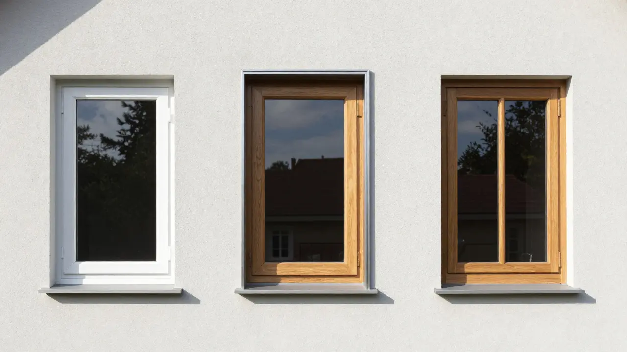 Vergleich von PVC-, Holz-Alu- und Vollholzfenstern