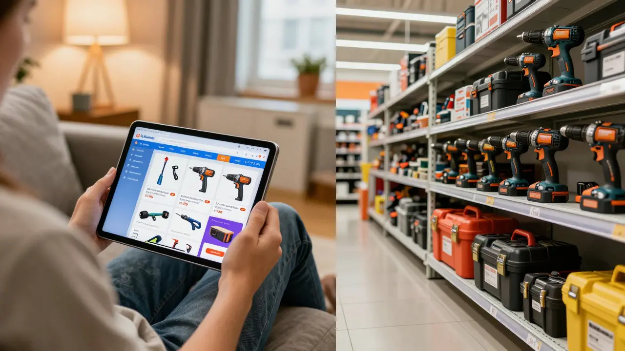 Werkzeugkauf Online vs. Lokal: Der ultimative Vergleich zu Preisen, Beratung und Service