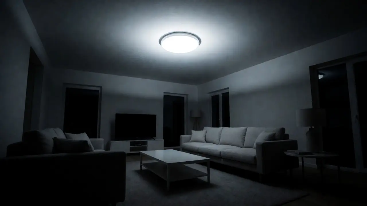 Beleuchtungskonzept fürs Wohnzimmer: Indirektes Licht, Spots und Dimmer kombinieren