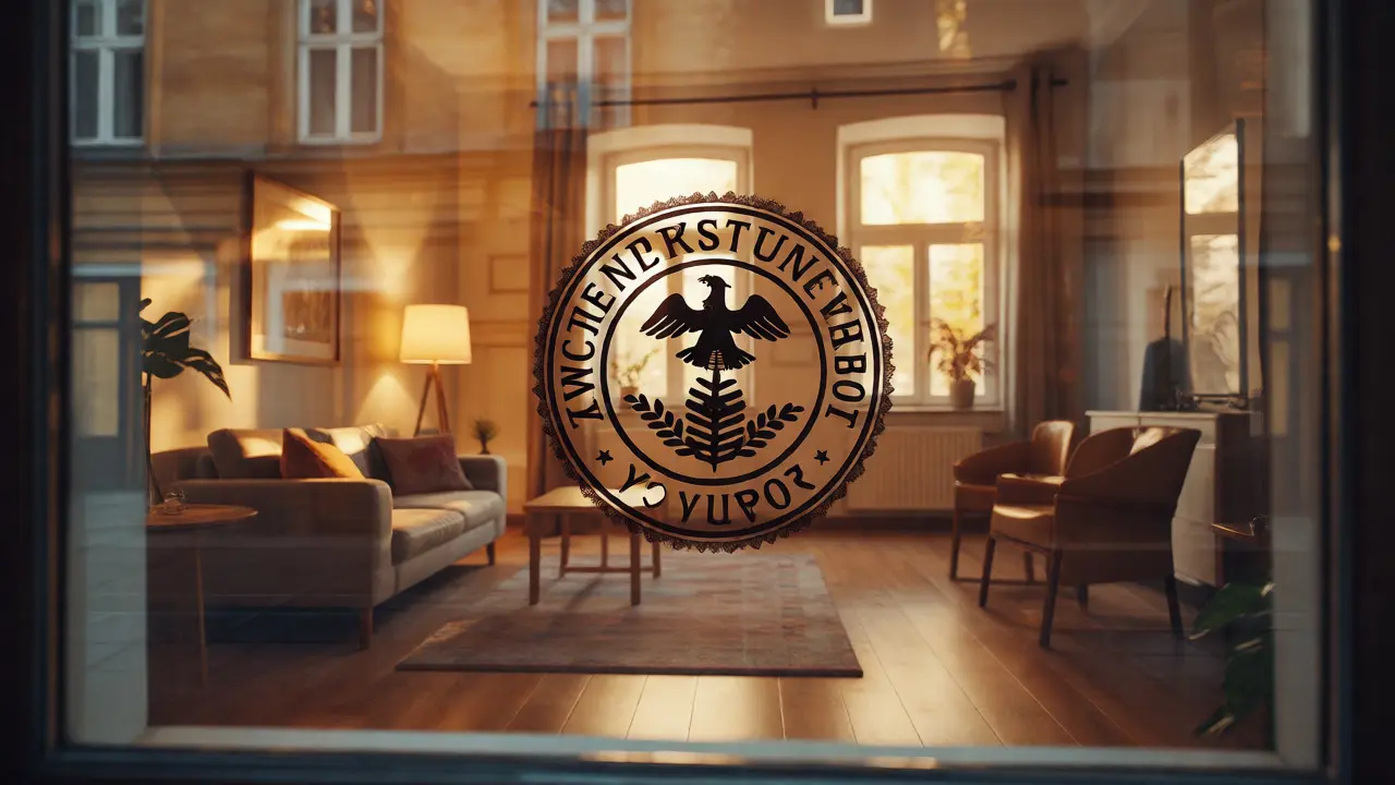 Gemütliche Ferienwohnung mit Blick auf eine Stadtstraße, Symbolik für Kurzzeitvermietung